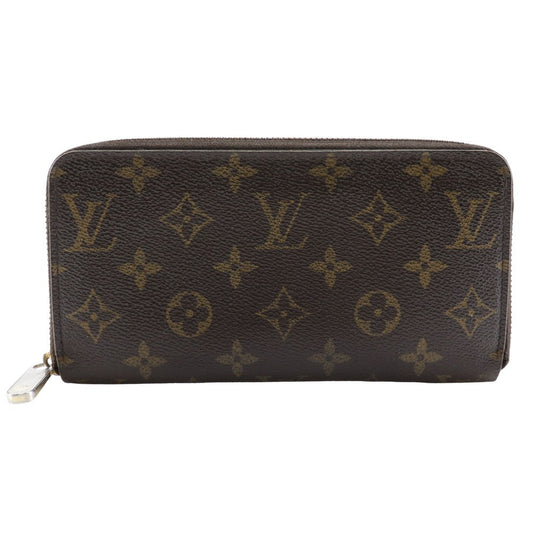 Louis Vuitton Long Purse M42616 Zippy Monogram Canvas Brown Wallet Case 2