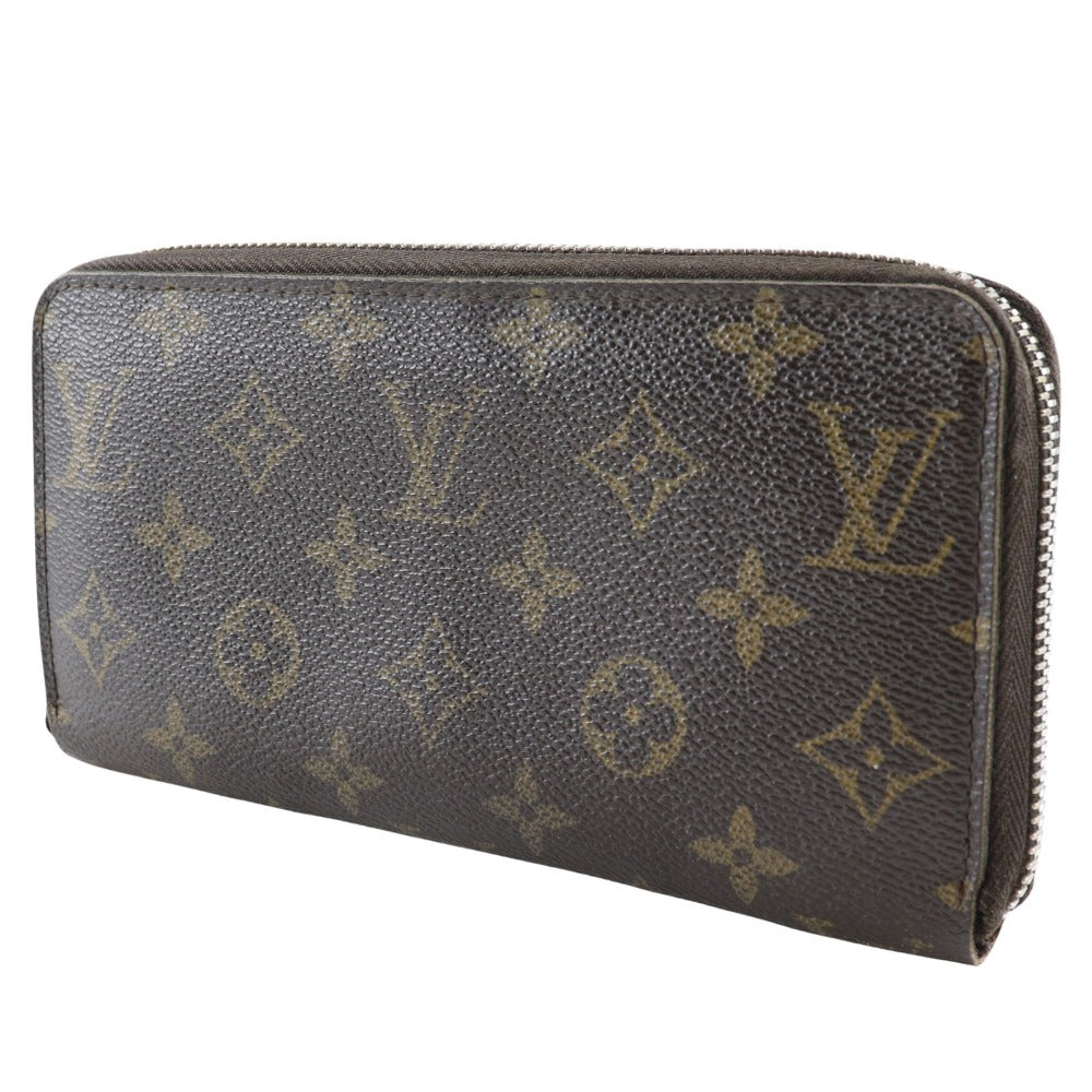 Louis Vuitton Long Purse M42616 Zippy Monogram Canvas Brown Wallet Case 2