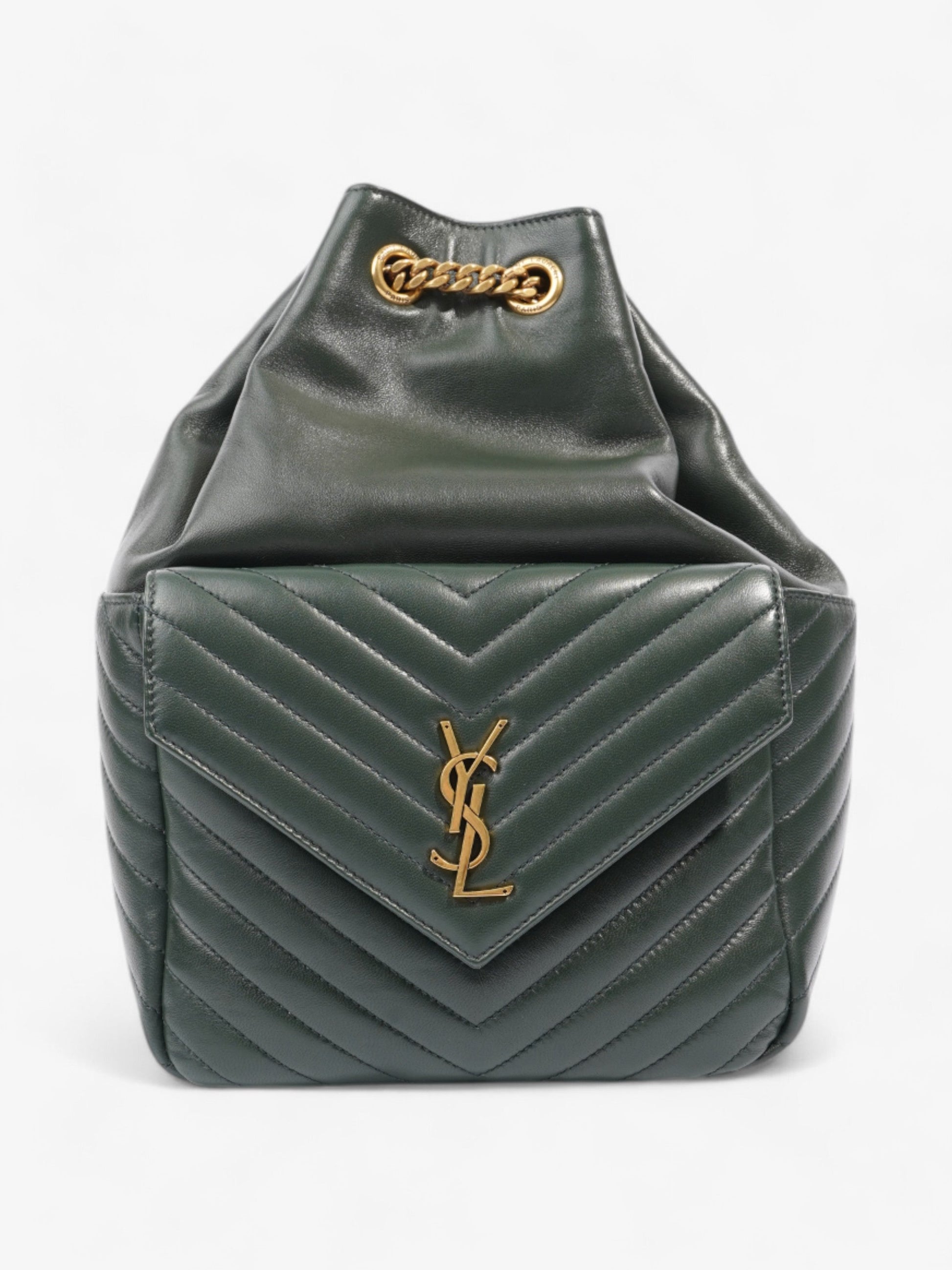 YSL Saint Laurent Joe Backpack Dark Leather Monogram Matelasse