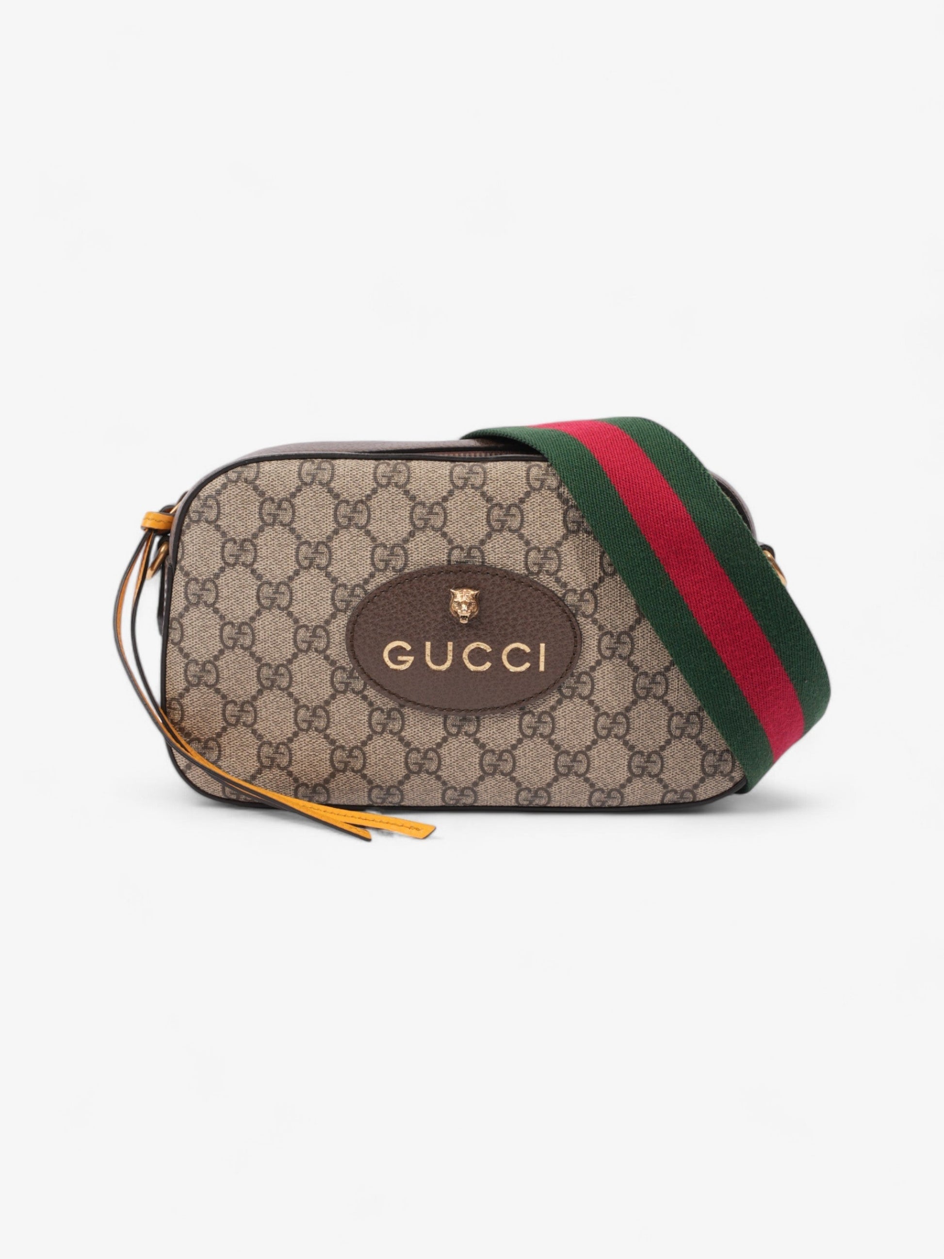 Gucci Neo Bag Supreme Coated Canvas Brown Crossbody Bag