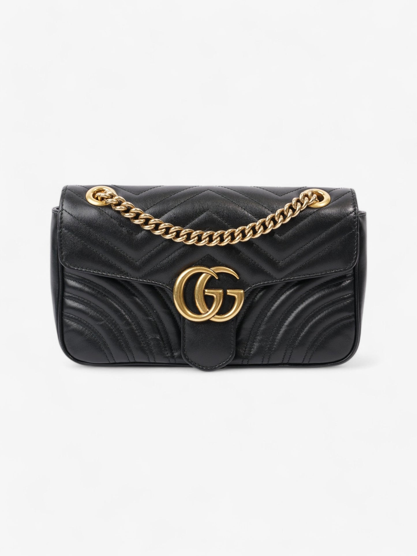 Gucci Marmont Flap Small Shoulder Bag Leather Matelasse Small 3