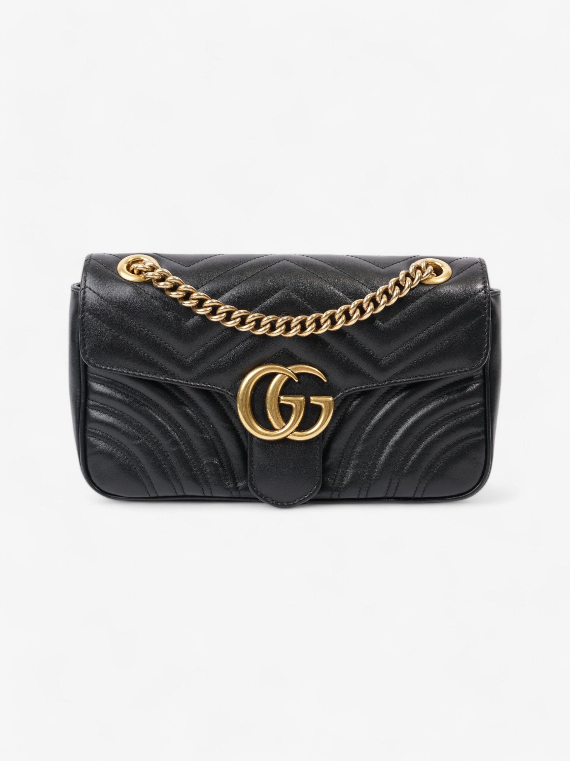 Gucci Marmont Flap Small Shoulder Bag Leather Matelasse Small 3