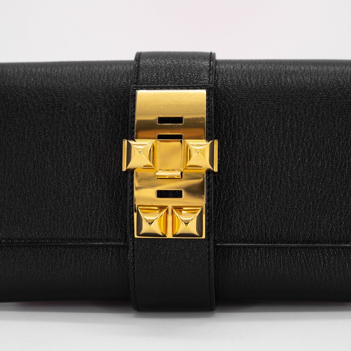 Hermes Pochette Medor Noir Stamp Handbag Travel Bag