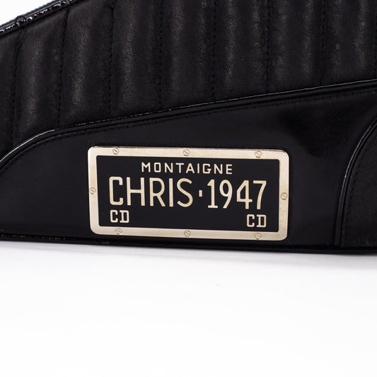 Dior Montaigne Bag By John Galliano Collection Black Clutch Bag