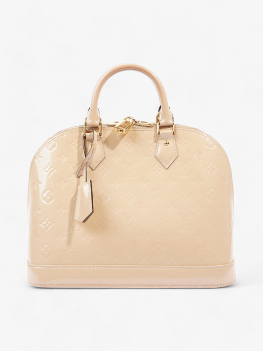 Louis Vuitton Alma PM Vernis Leather Beige Handbag