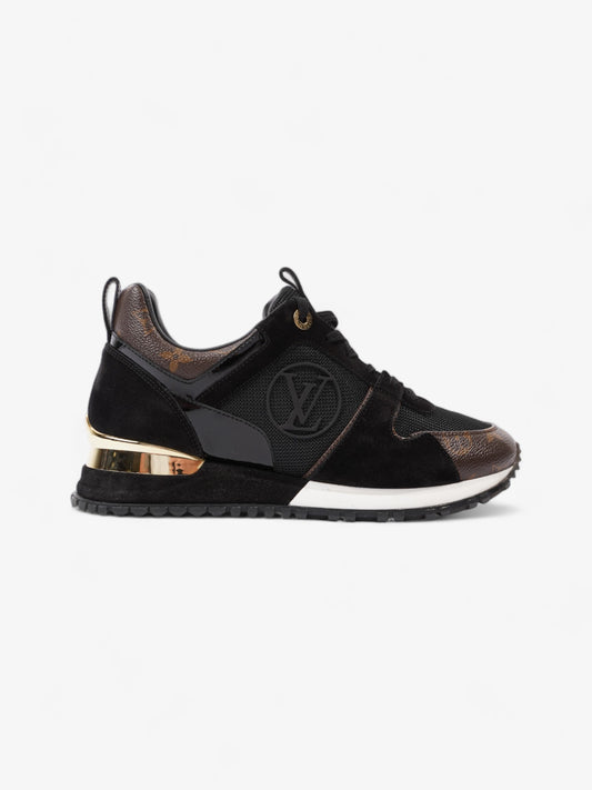 Louis Vuitton Run Away Trainer Mesh EU 38 Monogram Black Handbag