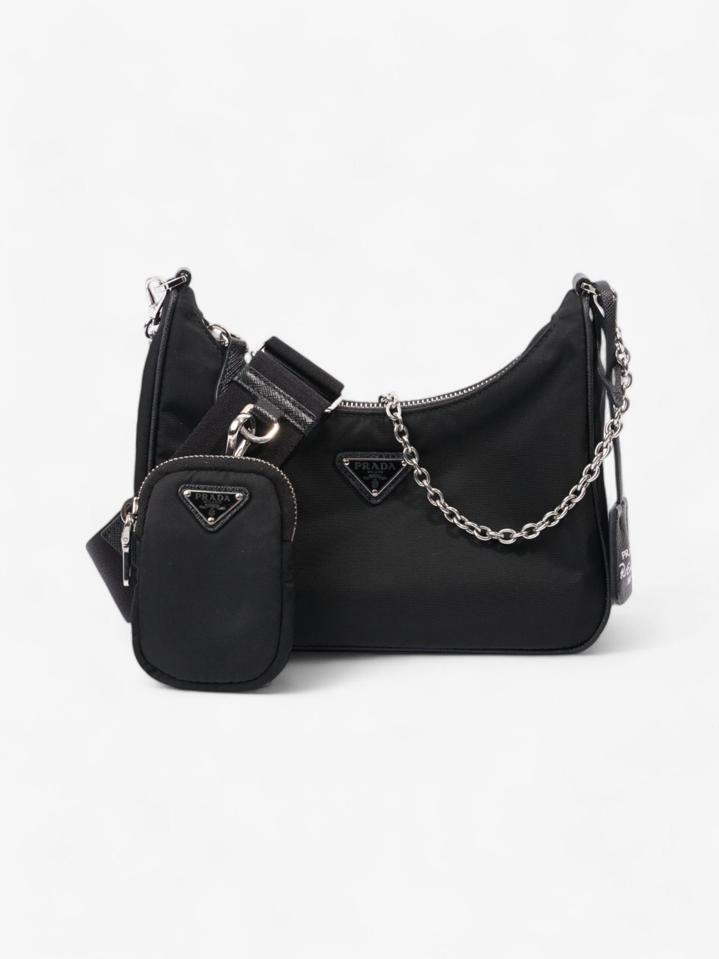 Prada Re Edition Re Crossbody Bag Nylon Black Re Nylon 10
