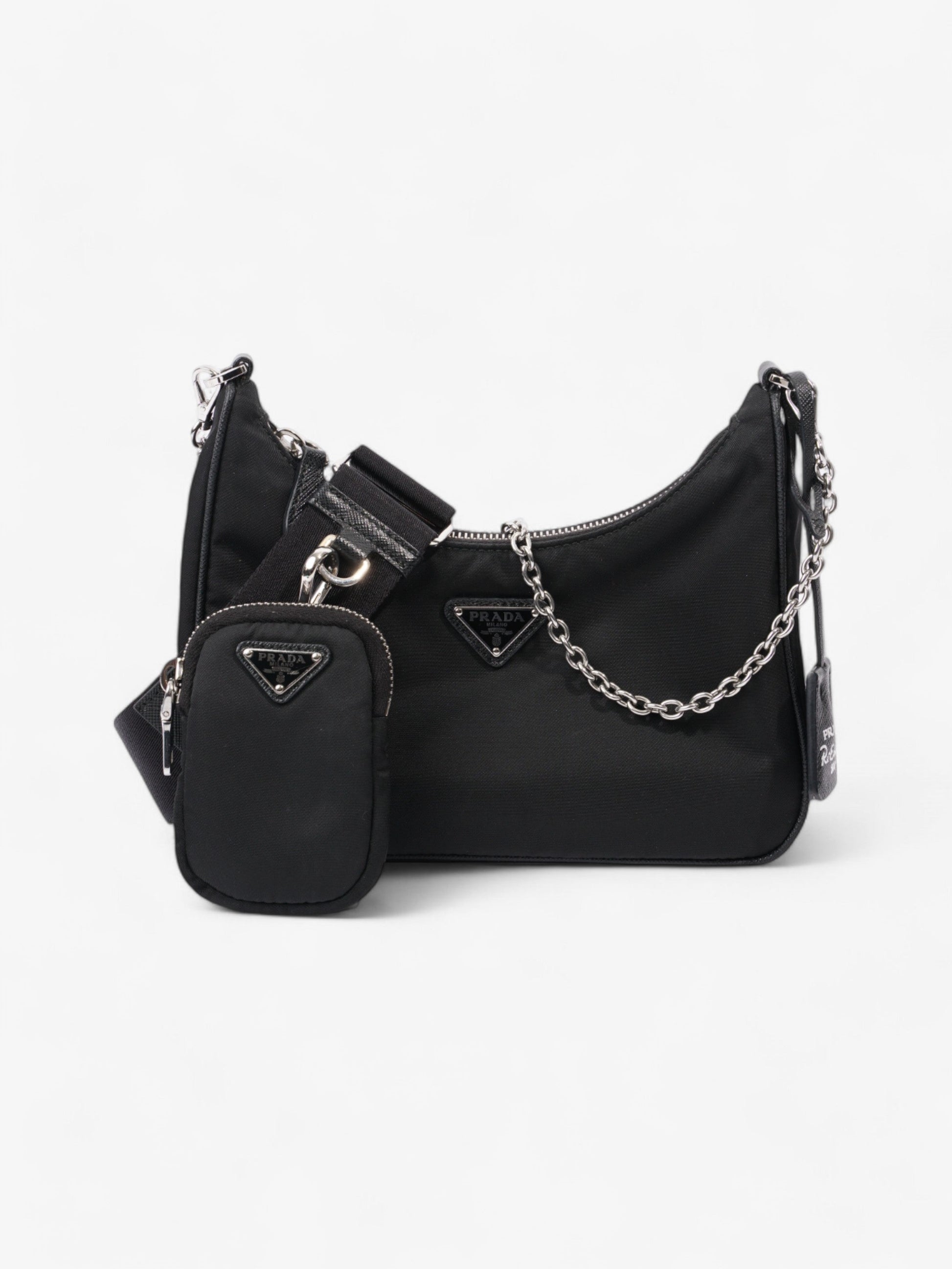 Prada Re Edition Re Crossbody Bag Nylon Black Re Nylon 10