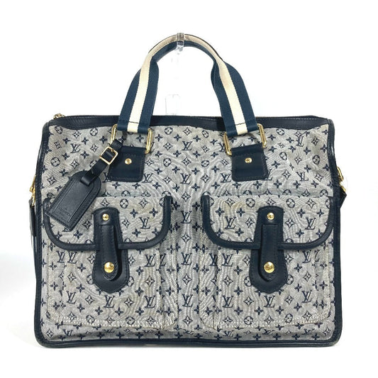 Louis Vuitton M42341 Sac Marie Kate Monogram Canvas Navy Mini Tote Bag