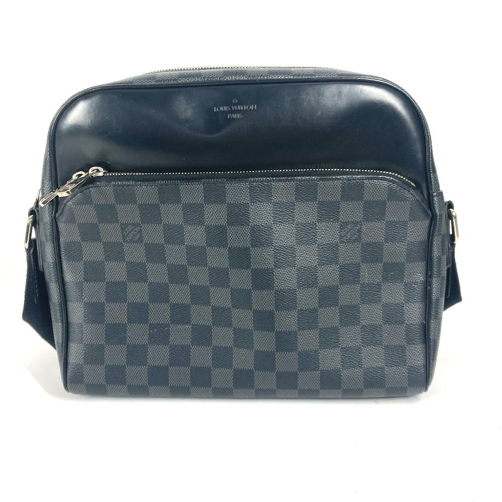 Louis Vuitton N41408 Damier Grafitto Damier Grafitte Canvas Black Shoulder Bag Mn 1