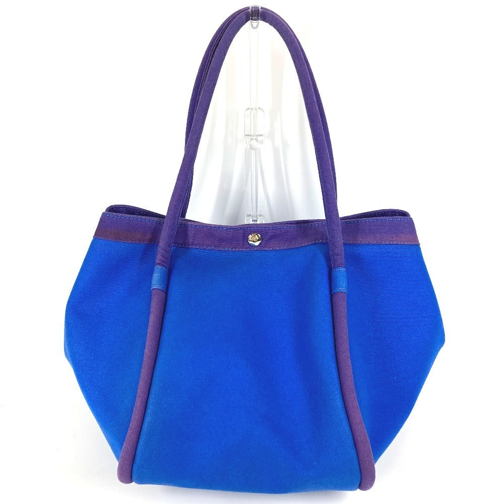 Hermes Handbag With Porch Sac Baga Gm Sac Baga Canvas Blue Travel Bag