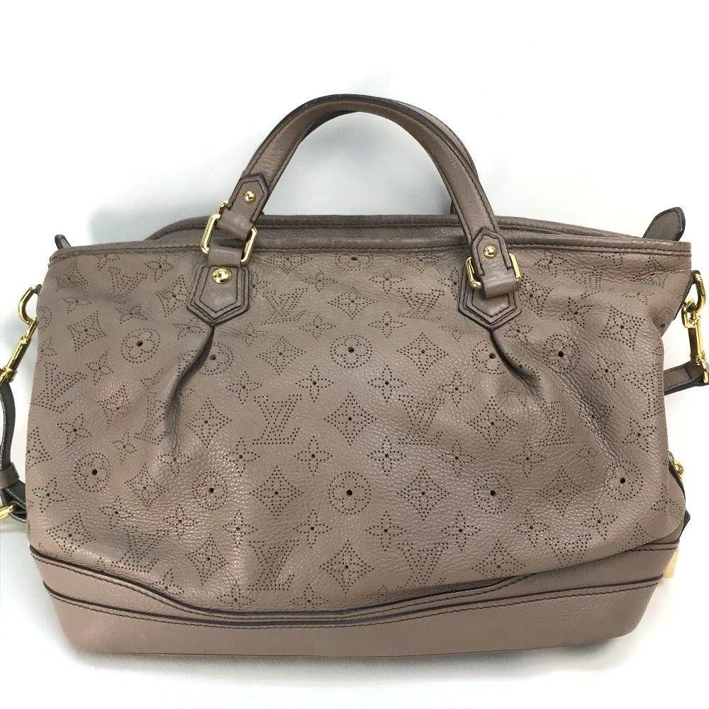 Louis Vuitton M93175 mahina Stella PM Monogram Leather Beige Handbag