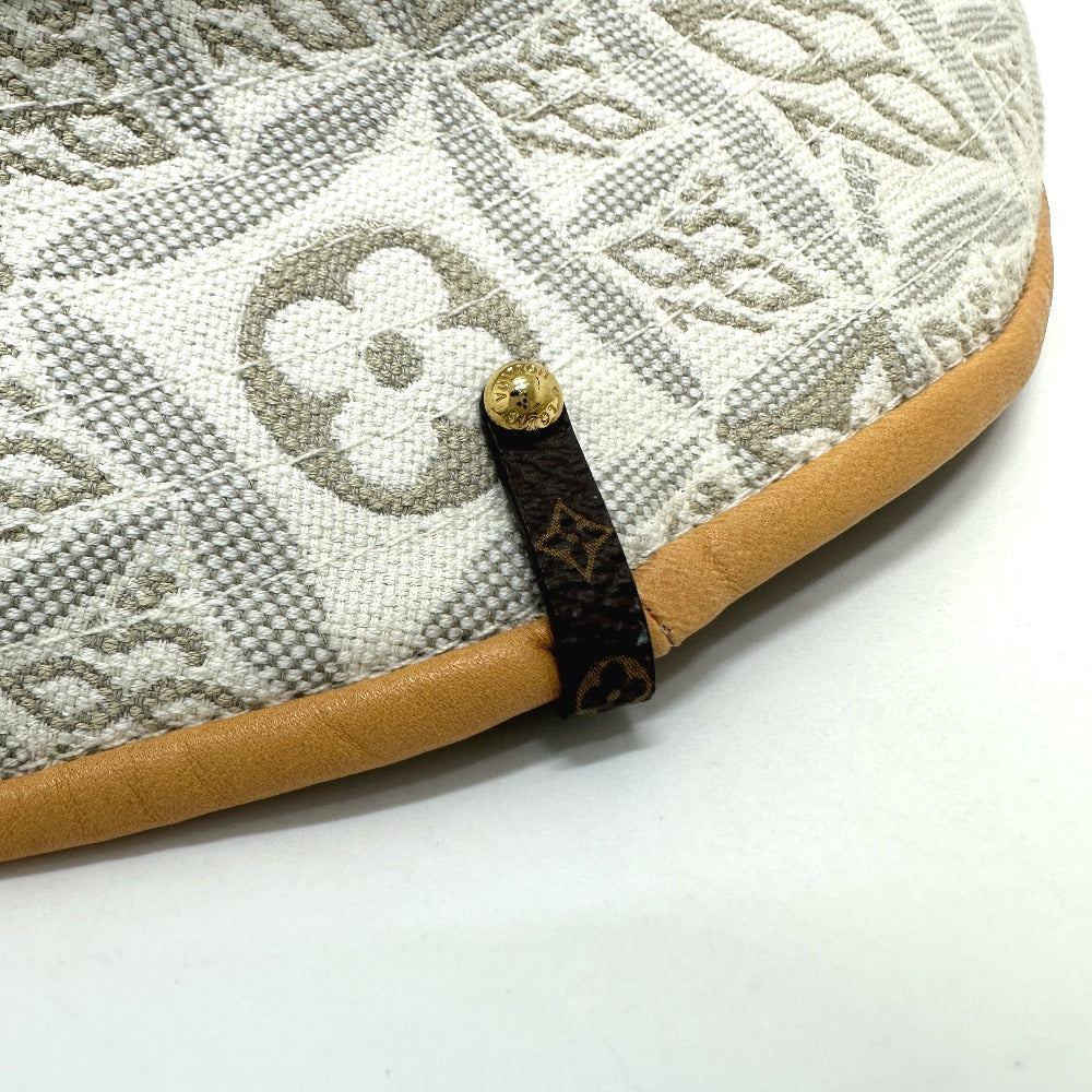 Louis Vuitton M77440 chapeau Jacquard S Monogram Cotton Beige Hat