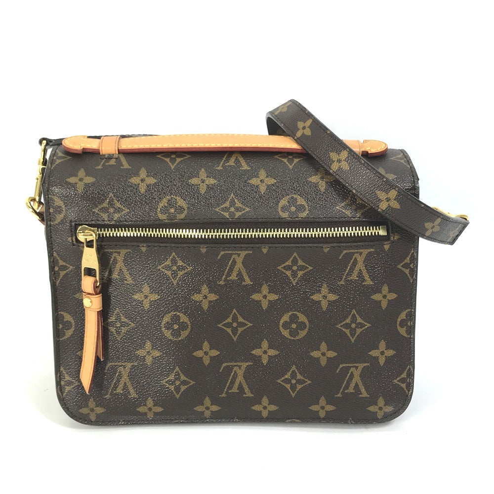 Louis Vuitton M44875 Pochette Metis MM Monogram Canvas Brown Clutch Bag