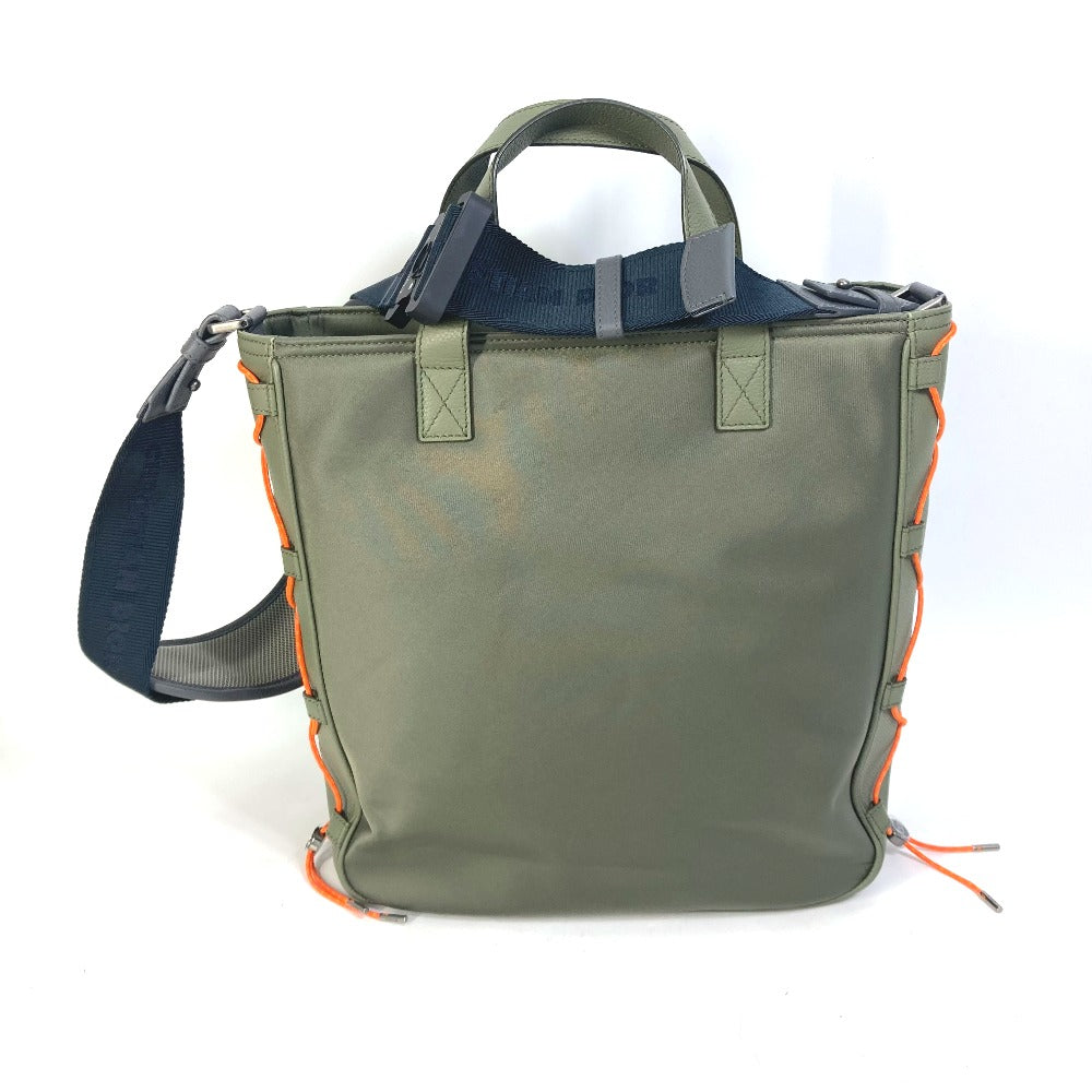 Dior Tote Bag , Khaki Sacai Sacai Collaboration Leather Nylon