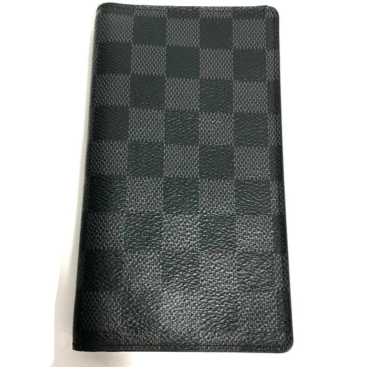 Louis Vuitton Notebook cover R20975 Damier Grafitto Canvas Black Handbag