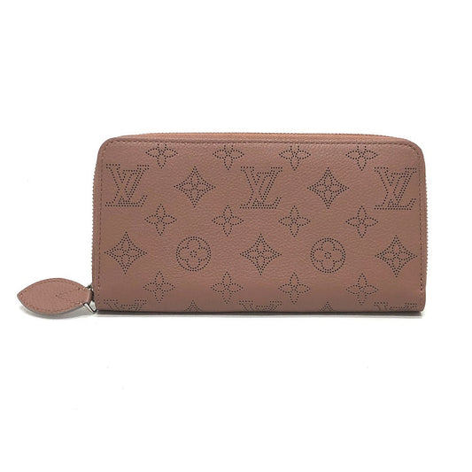 Louis Vuitton Long Purse M61868 Mahina Monogram Pink Wallet Case