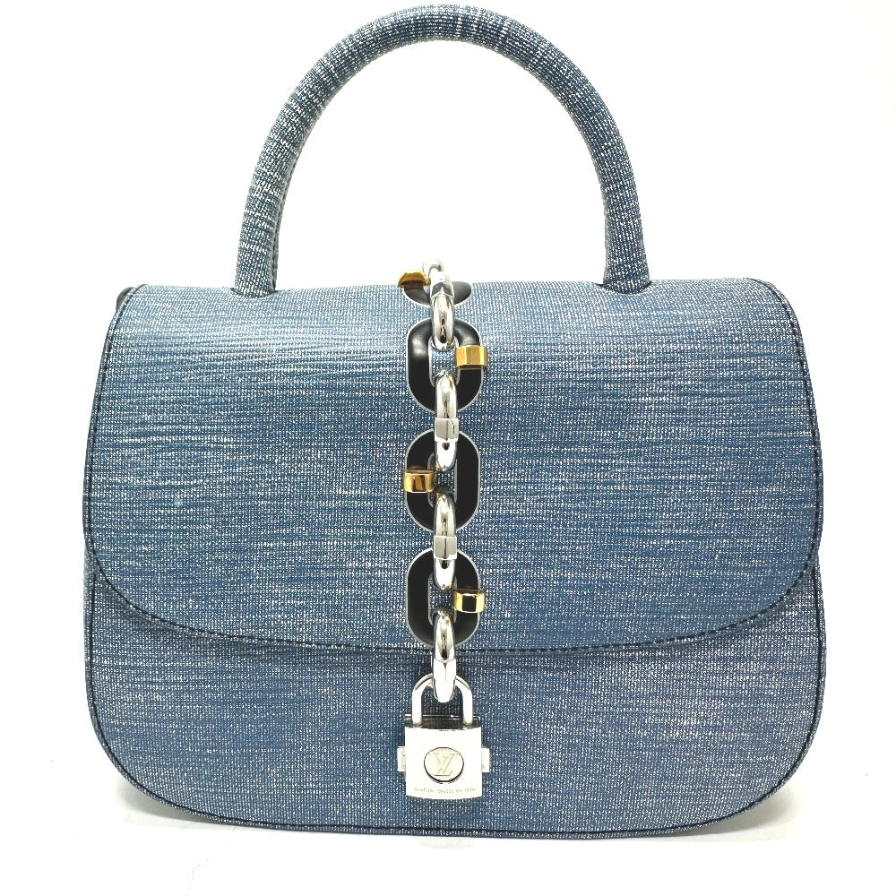 Louis Vuitton M54606 Epi LockitPM Leather Blue Handbag