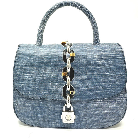 Louis Vuitton M54606 Epi LockitPM Leather Blue Handbag