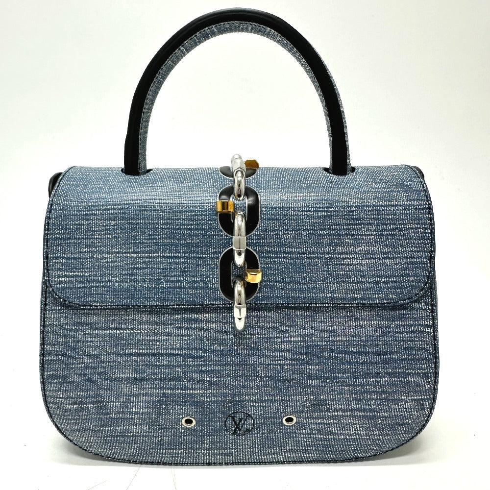 Louis Vuitton M54606 Epi LockitPM Leather Blue Handbag