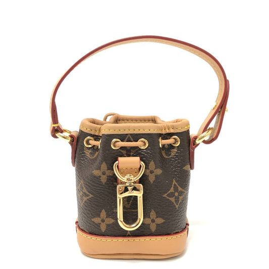 Louis Vuitton charm M00818 Bijoux Sac Micro Monogram Canvas Brown Handbag