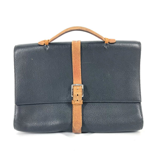 Hermes Business Bag Fjord Bag Etrivert Document Mens Black Travel Bag