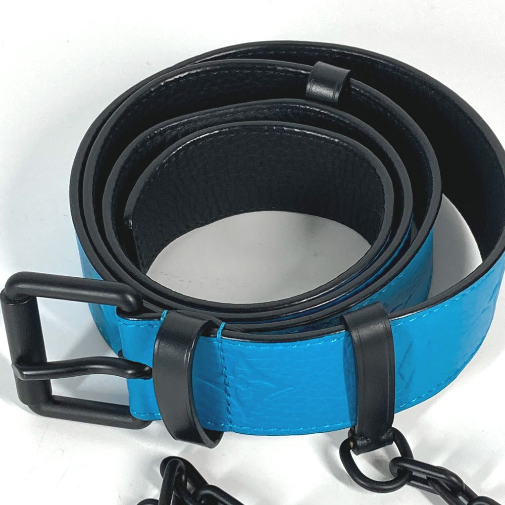 Louis Vuitton MP207T Taurillon Clemence Virgil Abloh Monogram Blue Belt