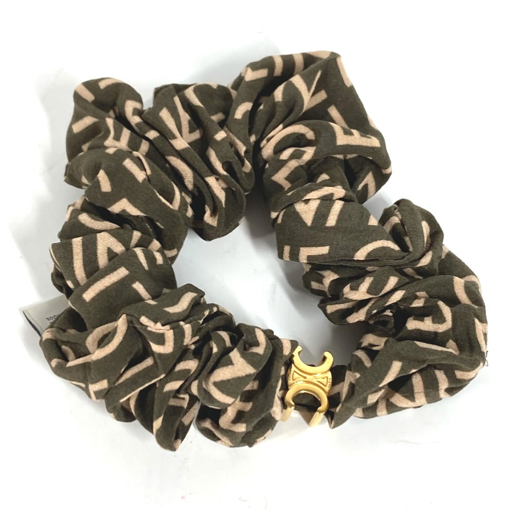 Hair Accessory Silk, Rubber Khaki Triomphe Women Logo Travel Bag