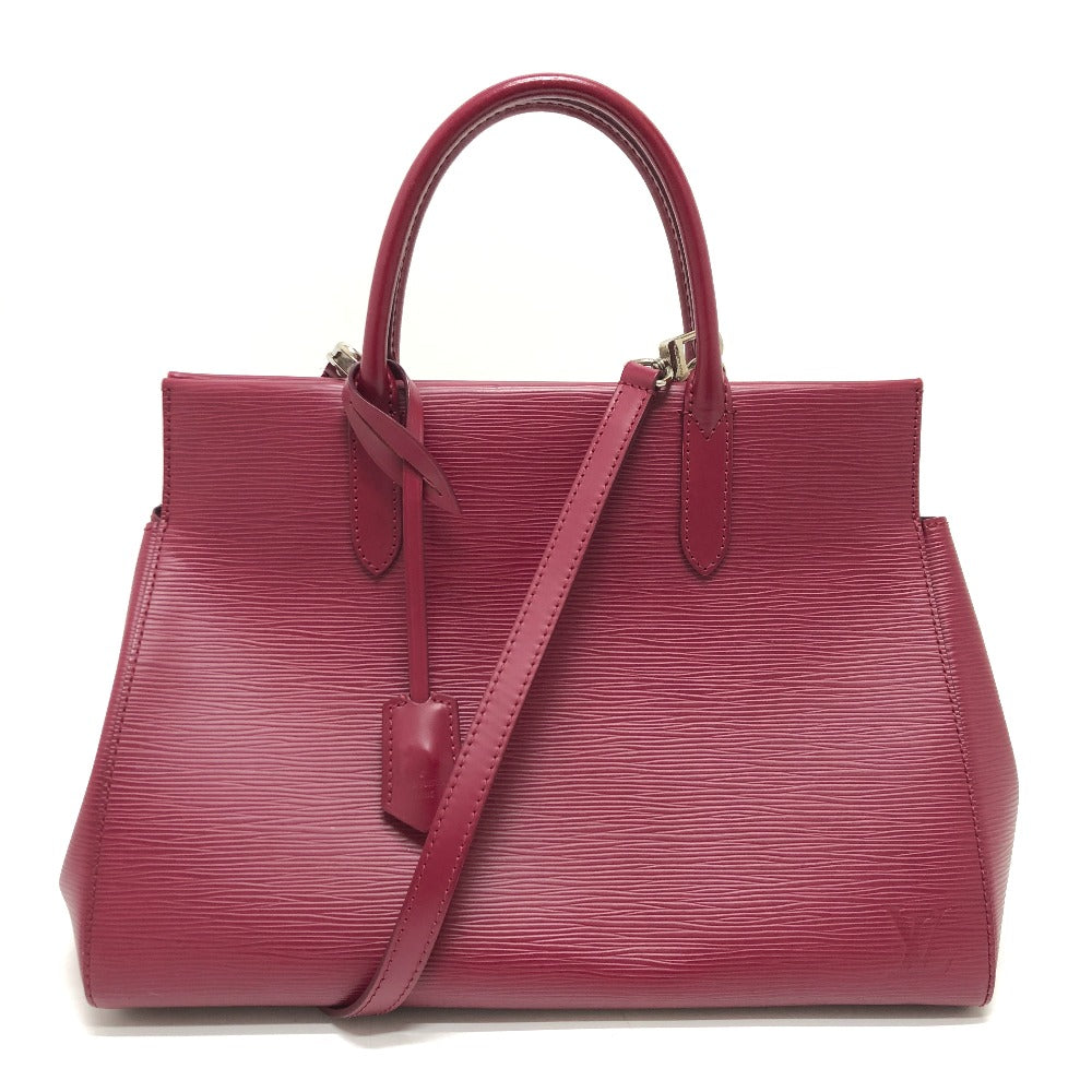 Louis Vuitton M94612 Epi SilverMetal Marley MM Leather Handbag