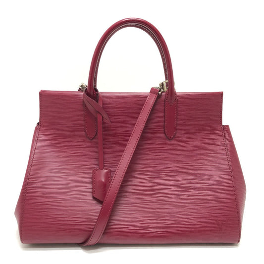 Louis Vuitton M94612 Epi SilverMetal Marley MM Leather Handbag