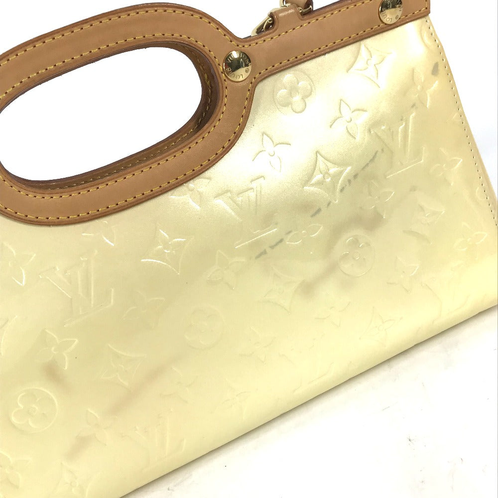 Louis Vuitton M91374 Vernis Roxbury Drive Monogram Canvas White Shoulder Bag