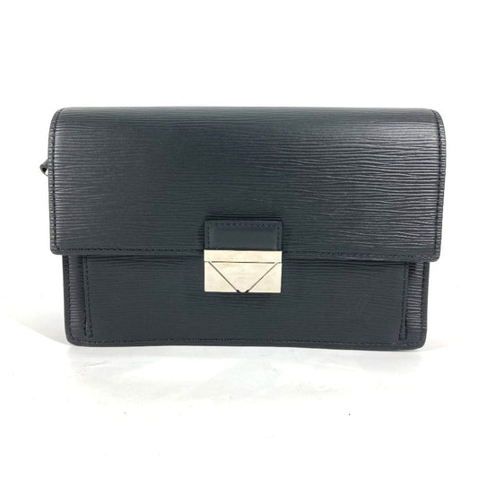 Louis Vuitton business M42742 Epi Pochette Leather Black Clutch Bag