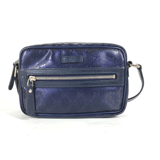 Gucci GG Imprime GG implementation Leather Blue Shoulder Bag
