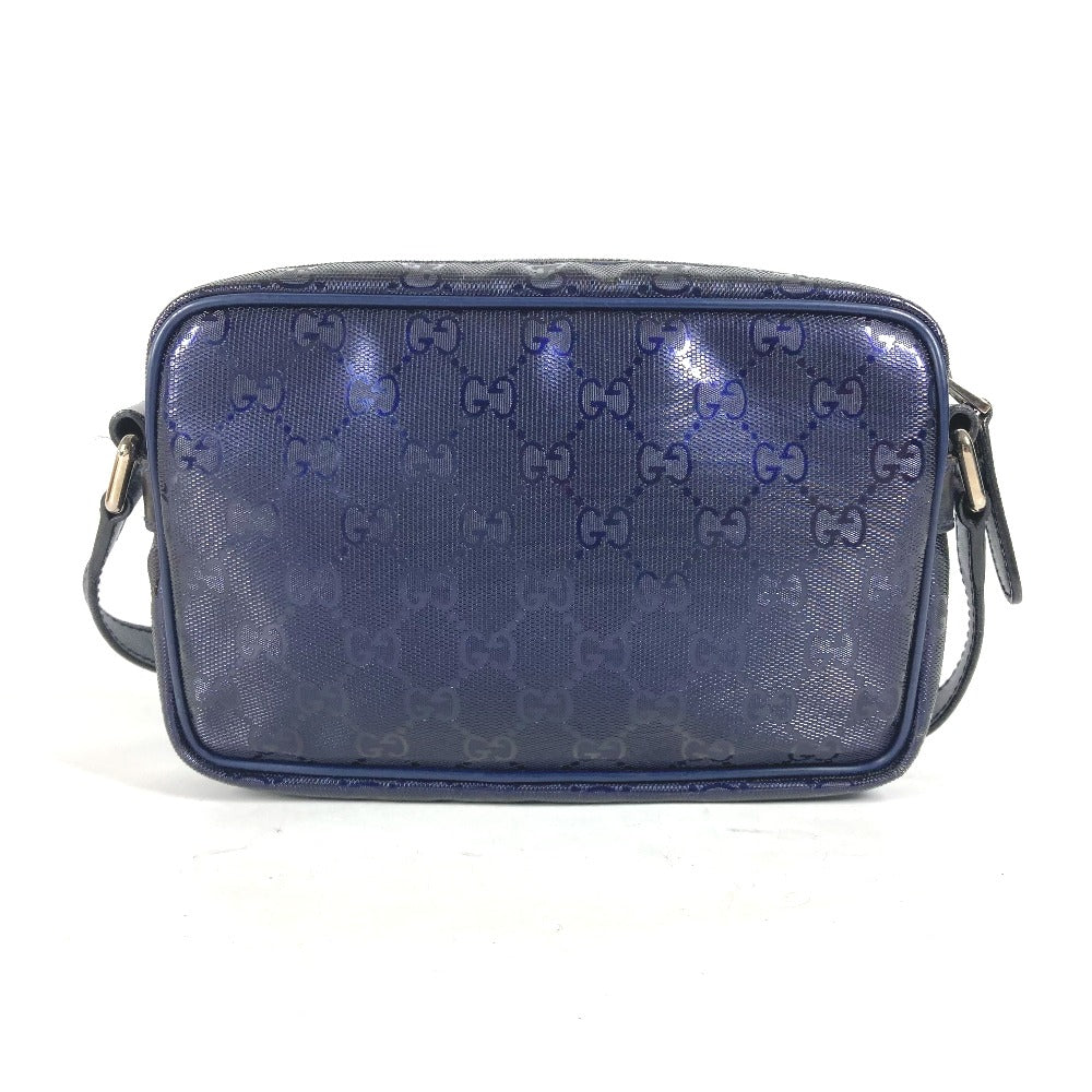 Gucci GG Imprime GG implementation Leather Blue Shoulder Bag