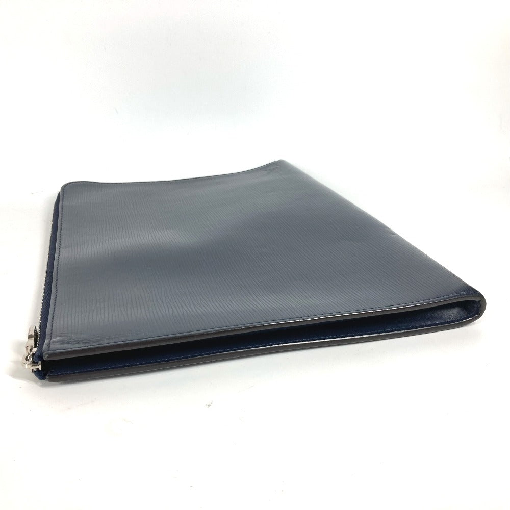 Louis Vuitton M64154 Epi Pochette Jules Leather Navy Clutch Bag