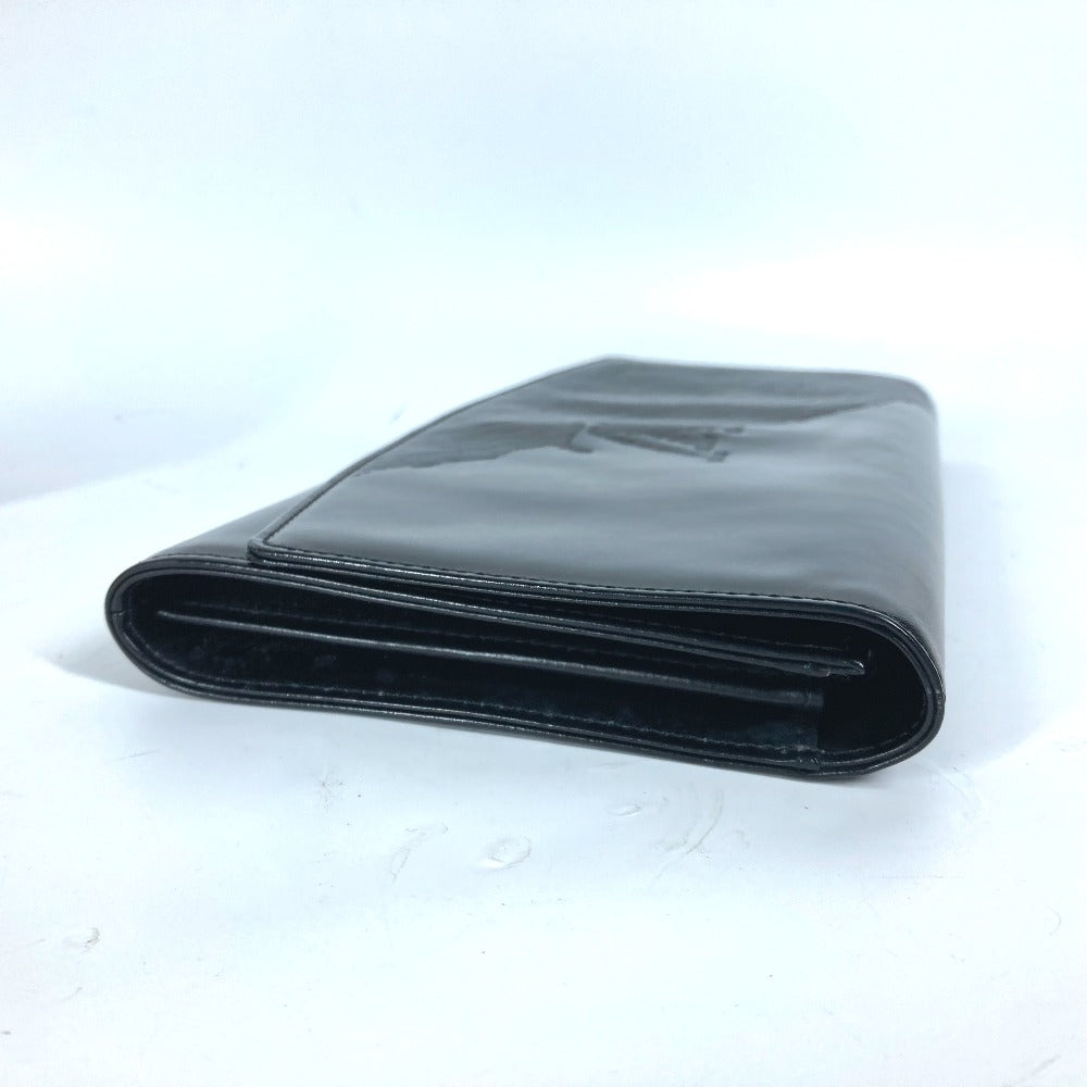 Louis Vuitton M63962 Opera line Aegean Leather Black Clutch Bag