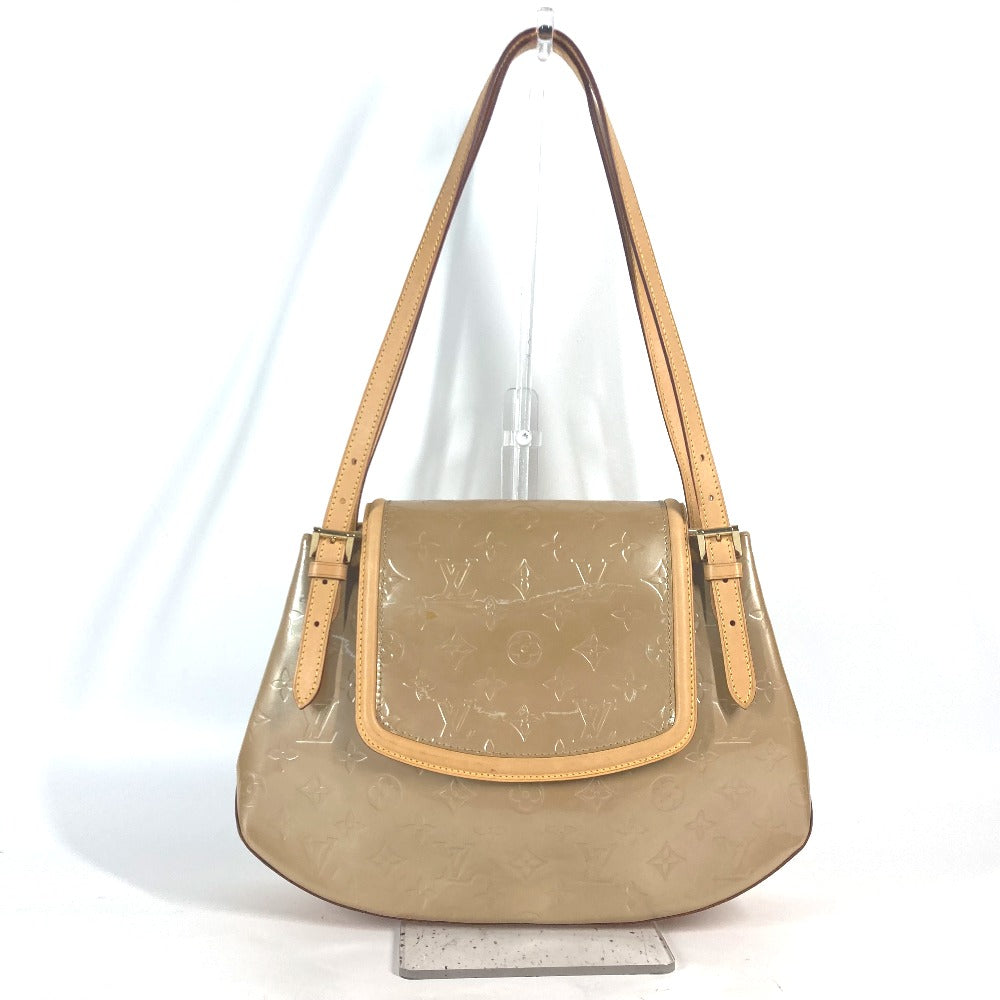 Louis Vuitton Vernis Biscayne Bay GM Monogram Canvas Beige Shoulder Bag