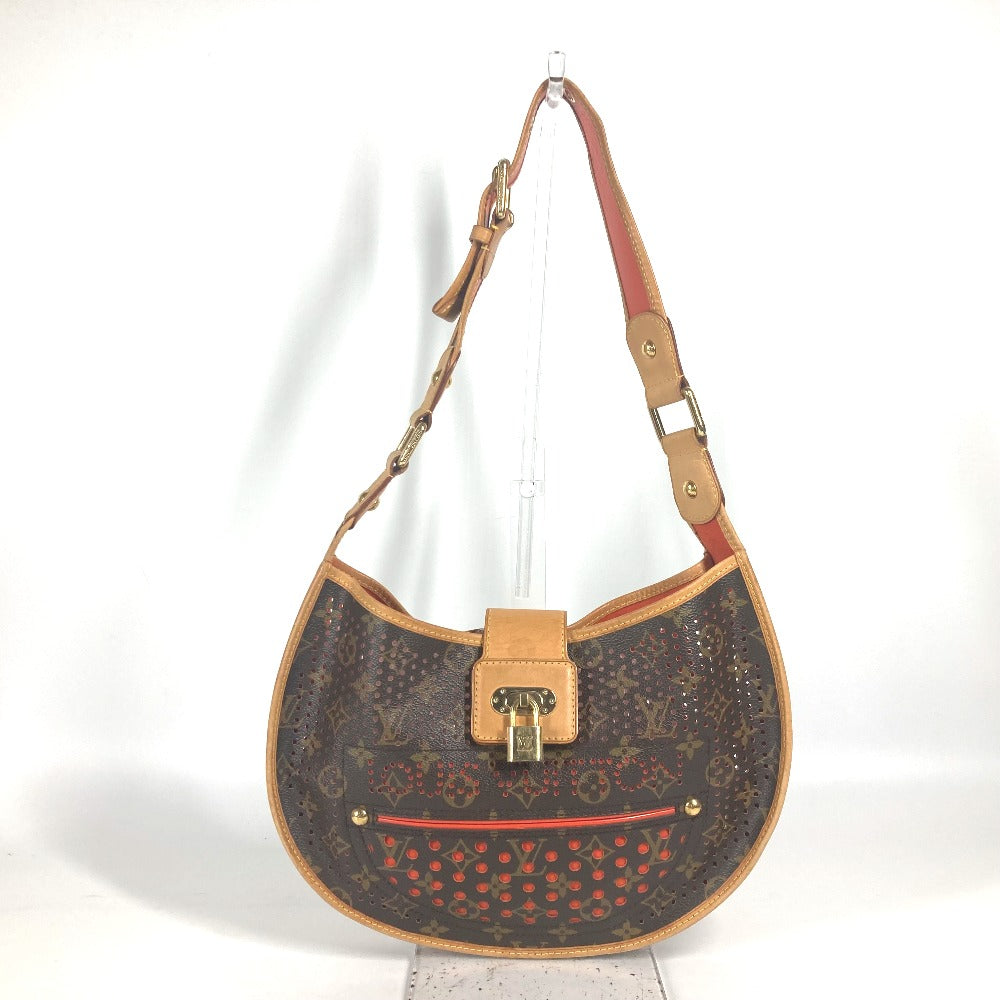 Louis Vuitton M95178 Perfo Dumi Lynne Monogram Canvas Orange Shoulder Bag
