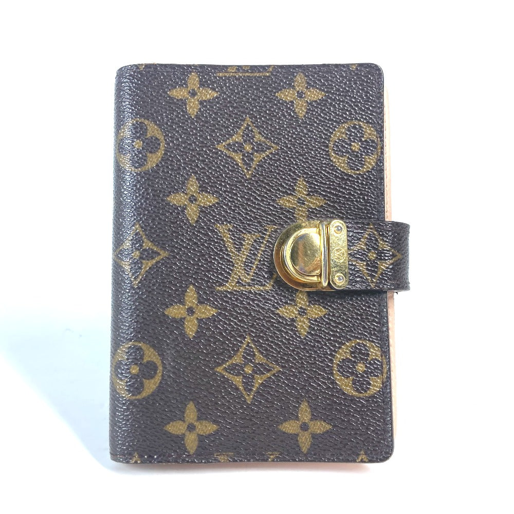 Louis Vuitton Notebook cover R21013 Agenda PM Monogram Canvas Brown Handbag