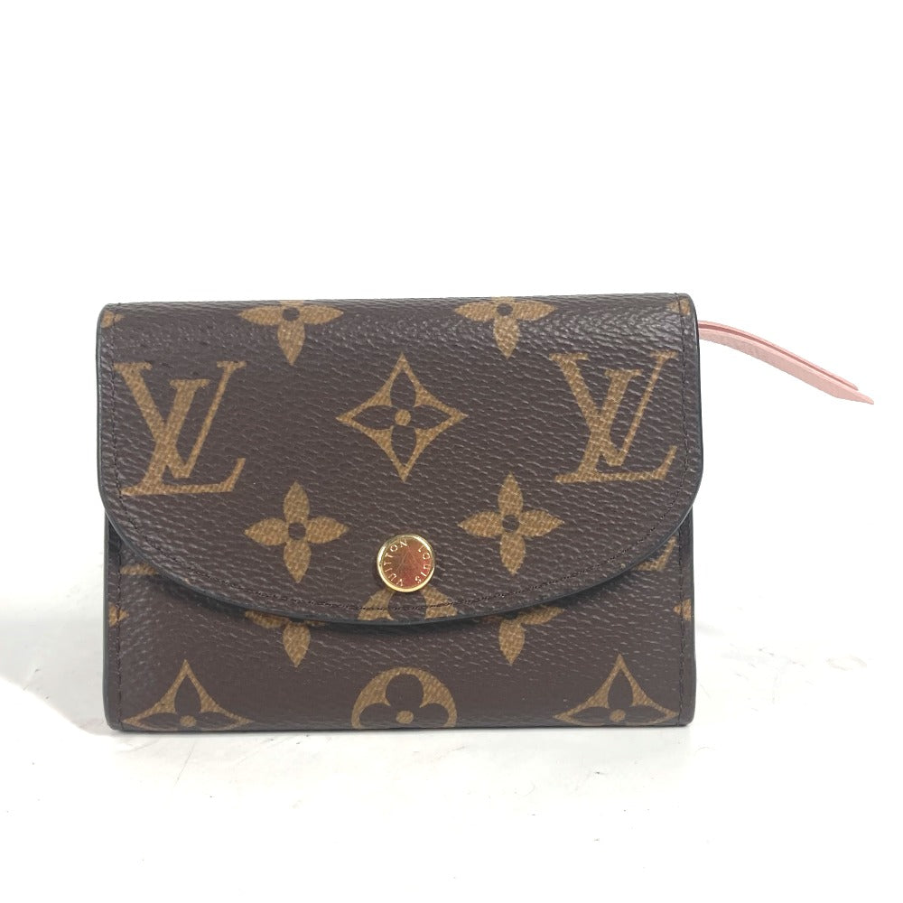 Louis Vuitton Coin M62361 Portomonet Rosali Monogram Canvas Brown Handbag