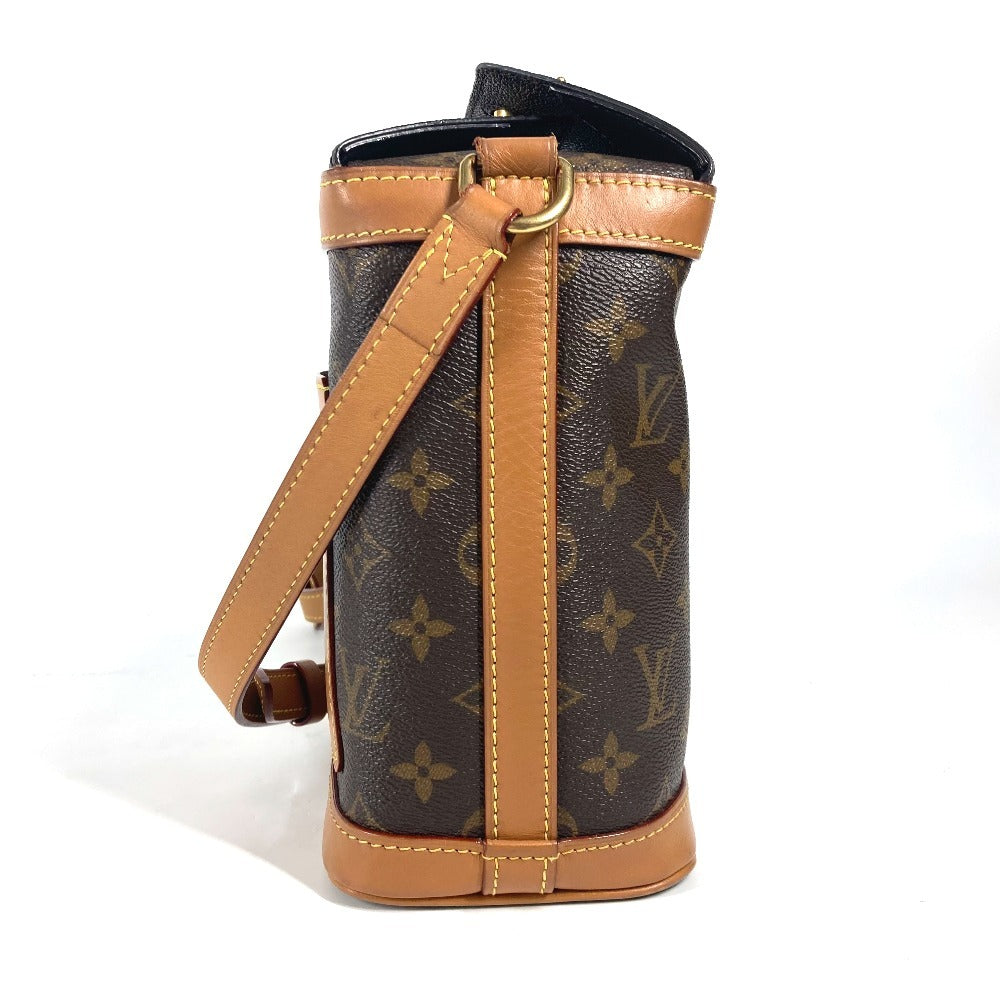 Louis Vuitton M44877 Milk box Monogram Leather Canvas Brown Shoulder Bag