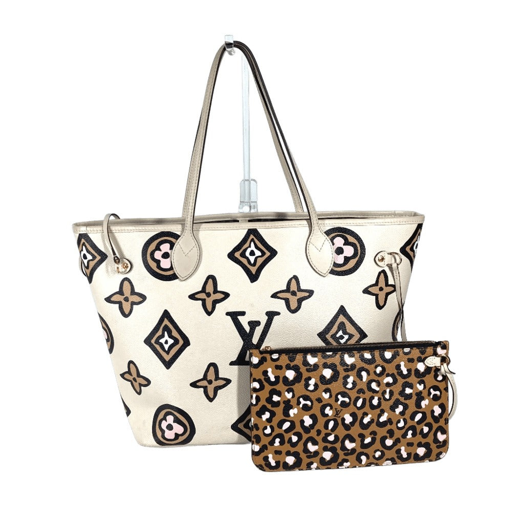 Louis Vuitton M45819 PVC Wild at Heart Leather Beige Neverfull Hat