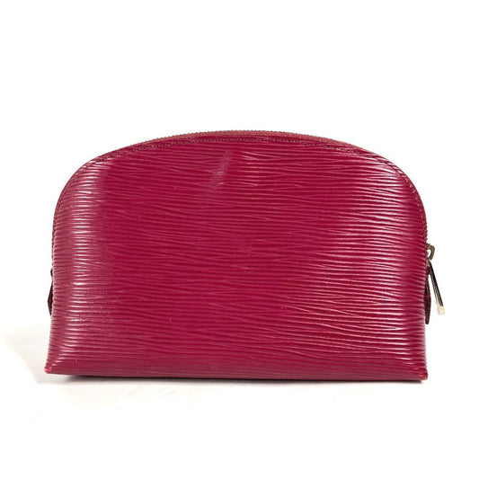 Louis Vuitton Cosmetics Pouch M40641 Epi Leather Pink Clutch Bag