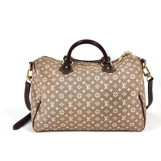 Louis Vuitton M56704 Ideal speedy bandouliere30 Monogram Red Handbag Mo 11