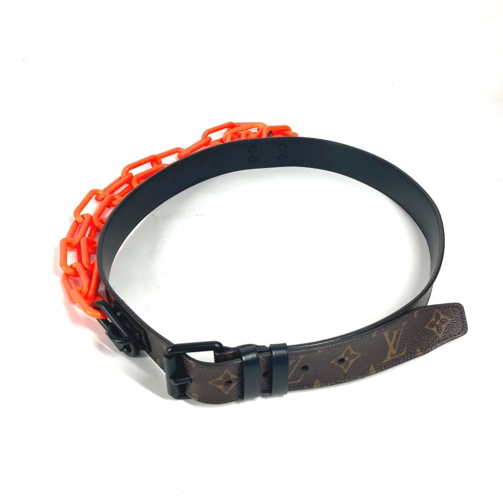 Louis Vuitton MP228T Santur Signature 35MM 95 Monogram Canvas Orange Chain Belt