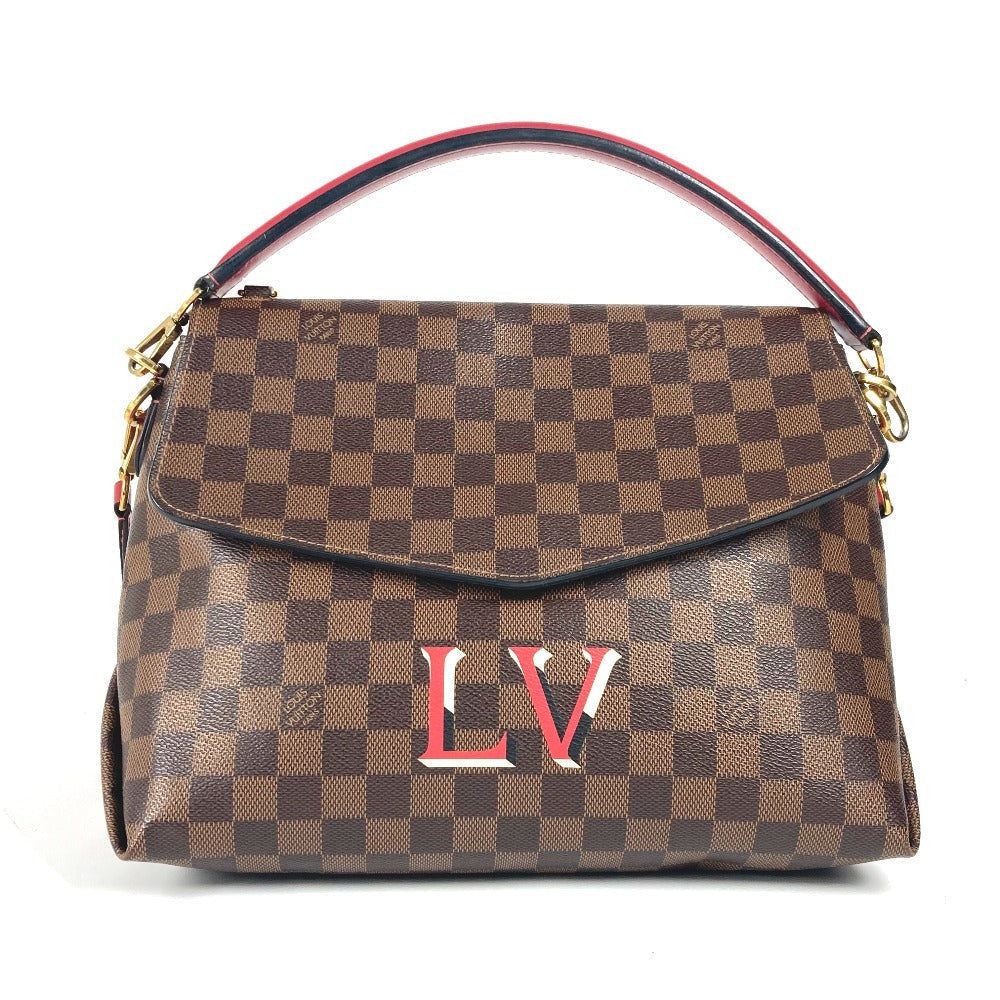 Louis Vuitton N40176 Damier Bobble Scarlet Canvas Brown Handbag