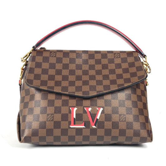 Louis Vuitton N40176 Damier Bobble Scarlet Canvas Brown Handbag