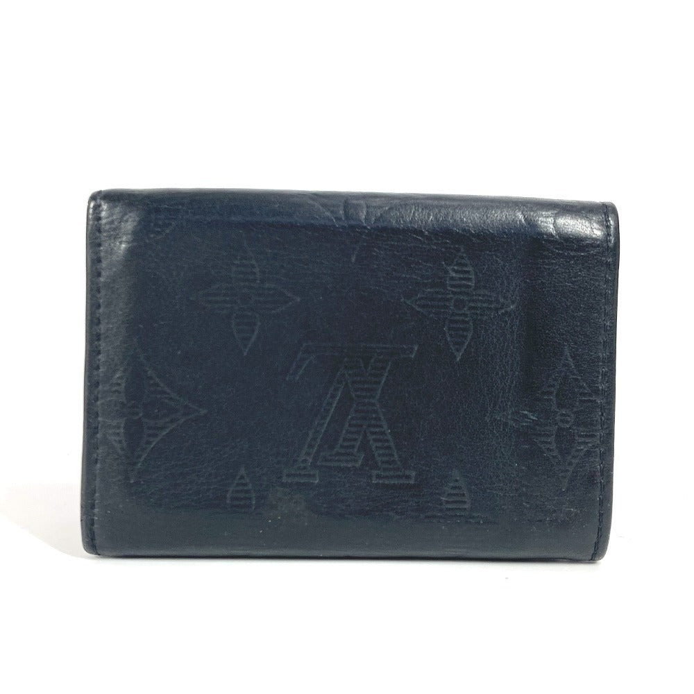 Louis Vuitton Trifold M67631 shadow Discovery Monogram Leather Black Wallet Case