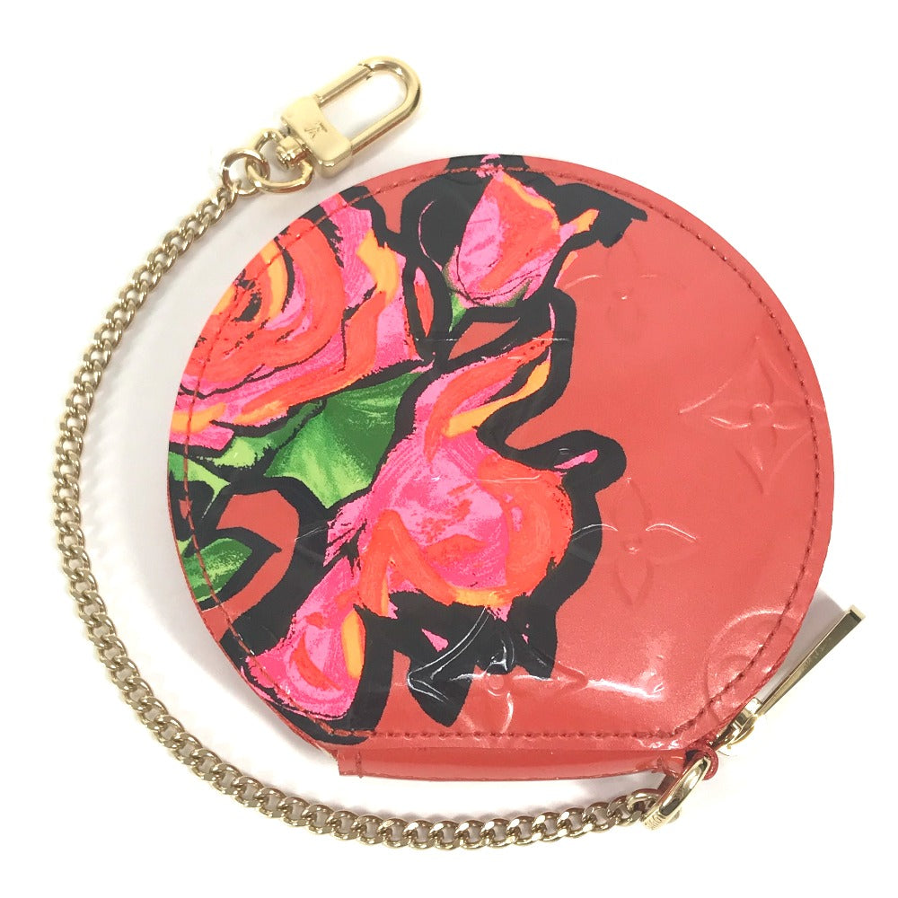 Louis Vuitton Coin M93691 Vernis Rose Monogram Orange Handbag