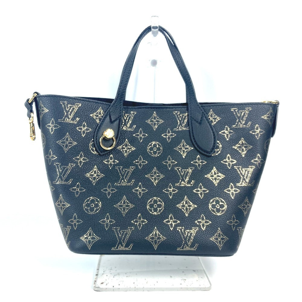 Louis Vuitton M23393 mahina Blossom PM Monogram Leather Black Shoulder Bag